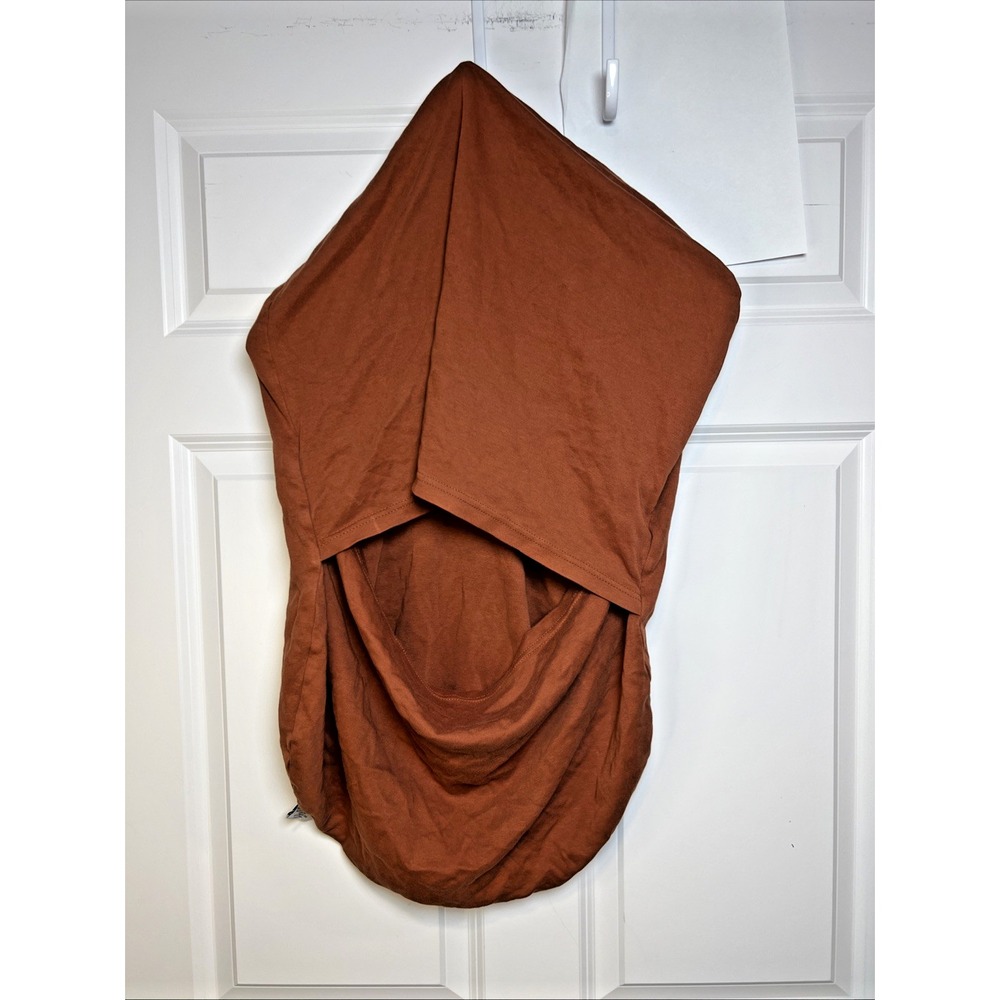 Snuggle Me Lounger Cover, Burnt OrangSolid Organic Cotton, Fits Snuggle Me Curve